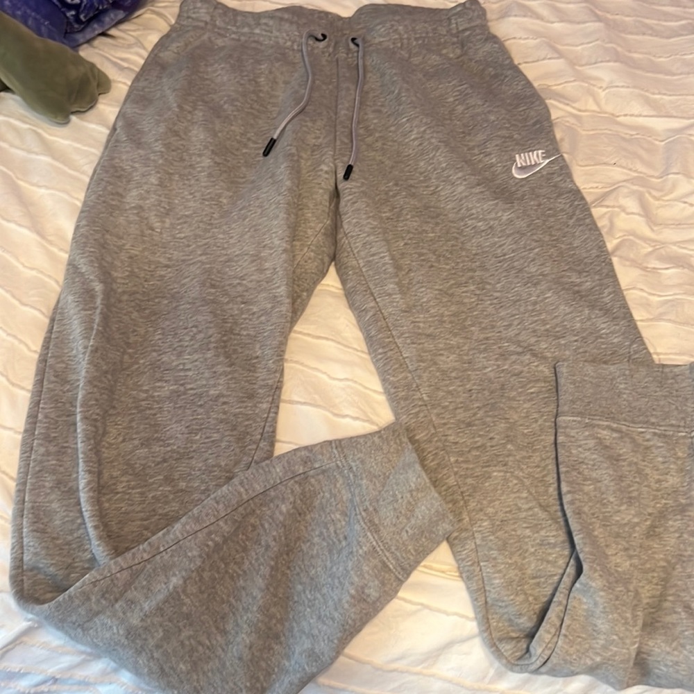 Grey Nike joggers